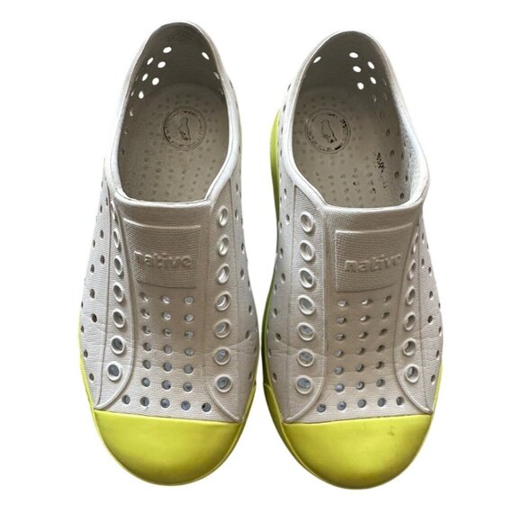 Native Shoes in White/Yellow - Picture 1 of 4